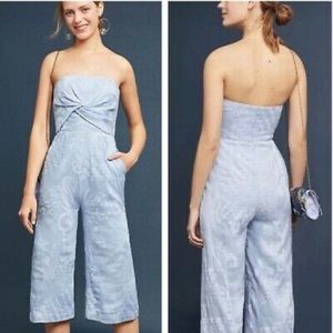 Aijek Sky Blue Formal Embroidered Jumpsuit